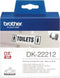 DK-22212 - Permanent plakband - wit - Rol (6.2 cm x 15.2 m) - voor QL-1050. 1060. 500. 550. 560. 570. 580. 650. 700. 710. 720