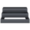 vidaXL - Tuin - Plantenbak - 3-Tier - 90x90x35 - cm - Anthraciet - Staal