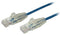 StarTech 2,5 meter CAT6 Gigabit Netwerkkabel Slim blauw
