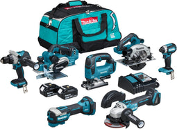 Makita DLX7019TX1 - Combiset - 7 machines in eentas - 18 V (1 set)