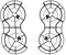 DJI Mini 2 - 360° Propeller Guard - Veiligheidsbescherming - Zwart