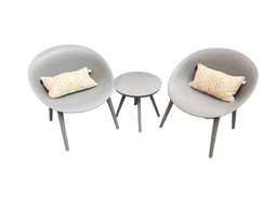 Driesprong collection - Marbella loungeset grijs 3-delig