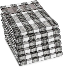 DDDDD Baloe - Theedoek - 60x65 cm - Set van 6 - Grey