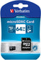 Verbatim microSDXC - 64GB - Class 10 - incl Adapter