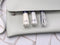 Herome French Manicure Set Glitter - Complete Set in 3 stappen een French Manicure - Met een Glitter kleurlak, een Witte Nagellak voor de Nagelranden en een Top Coat - 3x10ml.
