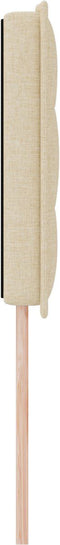 vidaXL - Hoofdbord - Lijnen - Design - Crème - 140 - cm - Stof