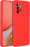 Accezz Liquid Silicone Backcover Galaxy A72 - Schokabsorberend - Rood