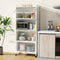 Coast Kast met Wielen - 5 Laags - 60 x 32 x 154 cm - Wit