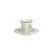 Laura Ashley Heritage Collectables Espresso kopjes met schotel - Cobblestone 9 cl.