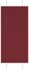 vidaXL - Plissé - rolgordijn - 60x150 - cm - stofbreedte - 59,4 - cm - bordeauxrood