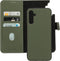 Mobiparts Samsung Galaxy A16 - Wallet 2-in-1 Boekhoesje - MagSafe - Echt Leder - Groen