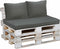 Lounge 120x80 Eco Pearl Grey nature outdoor finishing