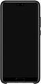 Huawei P20 - Silicon Case Hoesje - Zachte siliconen oppervlak - Zwart