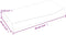 vidaXL - Wandschap - 60x30x(2-6) - cm - onbehandeld - massief - eikenhout