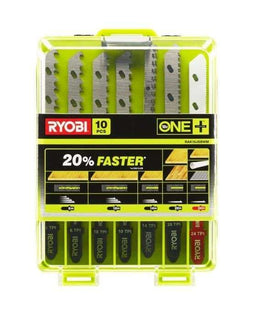 RYOBI Doos met 10 bladen Specifieke decoupeerzaag.
