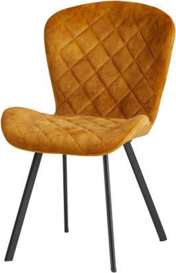 Eetkamerstoel Dex - Velvet - Gold