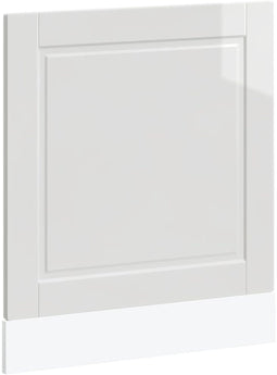vidaXL - Vaatwaspaneel - Porto - 60x1,5x67 - cm - bewerkt - hout - hoogglans - wit