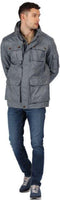 Regatta Elmore Waterdichte Outdoorjas Jeansblauw Maat M