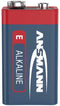 Ansmann 9V E-Block - Alkaline batterij - 9 V - Afmetingen 17,5 x 26,5 x 48,5 mm
