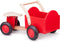 New Classic Toys® Road Star - Houten Bakfiets - EVA rubber wielen - Rood