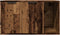 vidaXL - Kattenbakkast - 80x50x45 - cm - bewerkt - hout - oud - houtkleurig