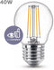 Philips LED Lamp - E27 - 4,3 W - Warm wit