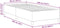 vidaXL - Bedframe - Blauw - 90x190 - cm - Corduroy - Stof