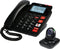 Fysic FX3960 - Vaste telefoon - Antwoordapparaat Draadloze SOS paniekknop - Zwart