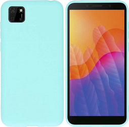 iMoshion Hoesje Geschikt voor Huawei Y5p Hoesje Siliconen - iMoshion Color Backcover - Mintgroen