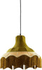 Light & Living Hanglamp Mizia - Velvet en webbing - 40cm - Groen