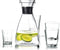 Eva Solo - Karaf 1 liter met 4 Glazen 250 ml - Borosilicaatglas - Transparant