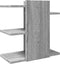 Bureau organiser 42x21,5x42 cm bewerkt hout grijs sonoma eiken