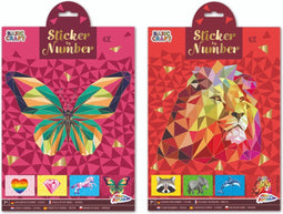 Stickeren op Nummer - Leeuw