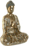 Decoratieve figuren Home ESPRIT Gouden Boeddha Orientaals 20 x 12 x 24,3 cm