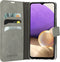 Mobiparts Galaxy A32 (2021) 5G - Classic Wallet Case - Ruimte voor pasjes - Grijs