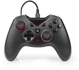 Nedis GGPD110BK - Gamepad - Draadverbinding USB 2.0 - Zwart