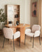 Set van 2 eetkamerstoelen ALBEE Beige