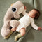 Topbright Sleepwell Whale - Kalmerende Knuffel met Huilsensor en Bewegende Staart - Beige