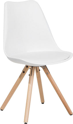 Set van 2 eetkamerstoelen DAKOTA Wit