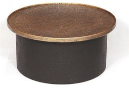 Ronde salontafel - bijzettafel goud - salontafel 71 cm