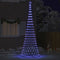 LED Kerstboom met 450 LED Blauw 138.5 x 138.5 x 399 cm Metaal