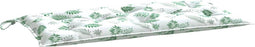 vidaXL - Tuinbankkussen - 100x50x7 - cm - oxford - stof - bladpatroon