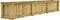 vidaXL - Plantenbak - verhoogd - 291x50x50 - cm - geïmpregneerd - grenenhout