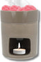 Scentchips® - Waxbrander - Geurbrander - Oliebrander - Wax Melts Brander - Aromabrander - Ook Geschikt Voor Essentiële Oliën - Geurolie - Waxmelts - Taupe