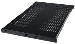 Startech.com Vaste Plank - Serverrack - Verstelbare Diepte - Zwart