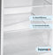 HOMEX CFS1110-S - Koel-vriescombinatie - 173 liter - Energieklasse C - 40 dB