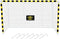 Umbro Voetbaldoel - Voetbal Goal 300 x 200 x 110 cm - Metaal - Zwart/Geel