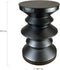 DKNC - Bijzettafel Owen - Metaal - 38.5x54.5cm - Zwart