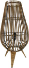 DKNC - Lamp Erfurt - Bamboe - 28x28x58cm - Bruin