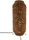 DKNC - Staande lamp Suluc - Waterhyacint - 22x22x58cm - Bruin
